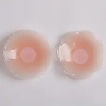 Женские Самоклеющиеся Многоразовые невидимые силиконовые накладки на соски, накладки на грудь, накладки на бюстгальтер, лепестки груди