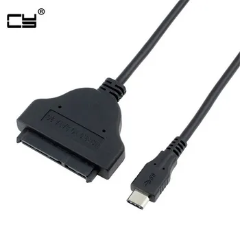 

Type C USB 3.1 Male to SATA 22 Pin 2.5" Hard disk driver SSD Cable for Macbook & Laptop10cm Adapter