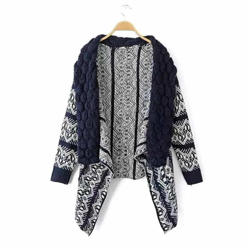 

SUOGRY Conventional Sleeve Knitted Cardigan Sweaters Women Fashion Sweater Autumn Winter Warm Long Sweater Jumpers