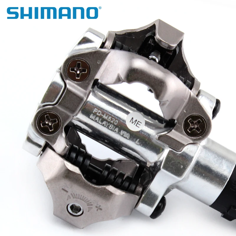 Shimano Велоспорт MTB горный велосипед запчасти хром-моли и алюминий самоблокирующийся бесклипсовый PD-M520 M520 педали SPD бутсы