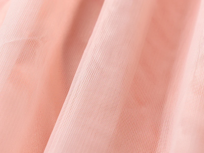 Детская одежда для девочек Летняя длинная юбка-пачка из тюля розовая однотонная Пышная юбка с оборками для От 2 до 14 лет плиссированная юбка принцессы из сетчатого материала