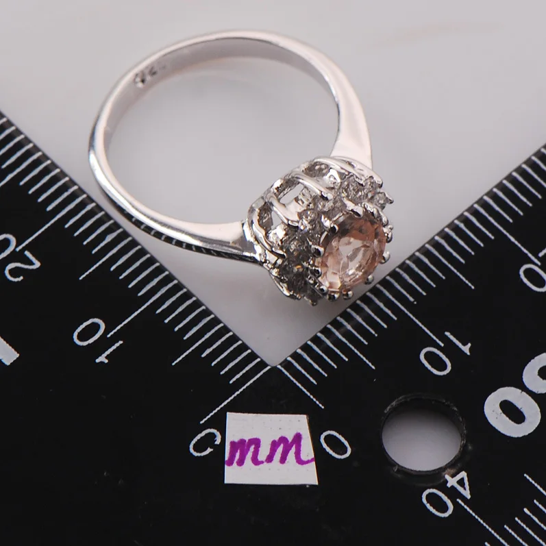 Женское серебряное кольцо в виде морганита модель F701 размер 5 6 7 8 9|ring cicada|ring displayring