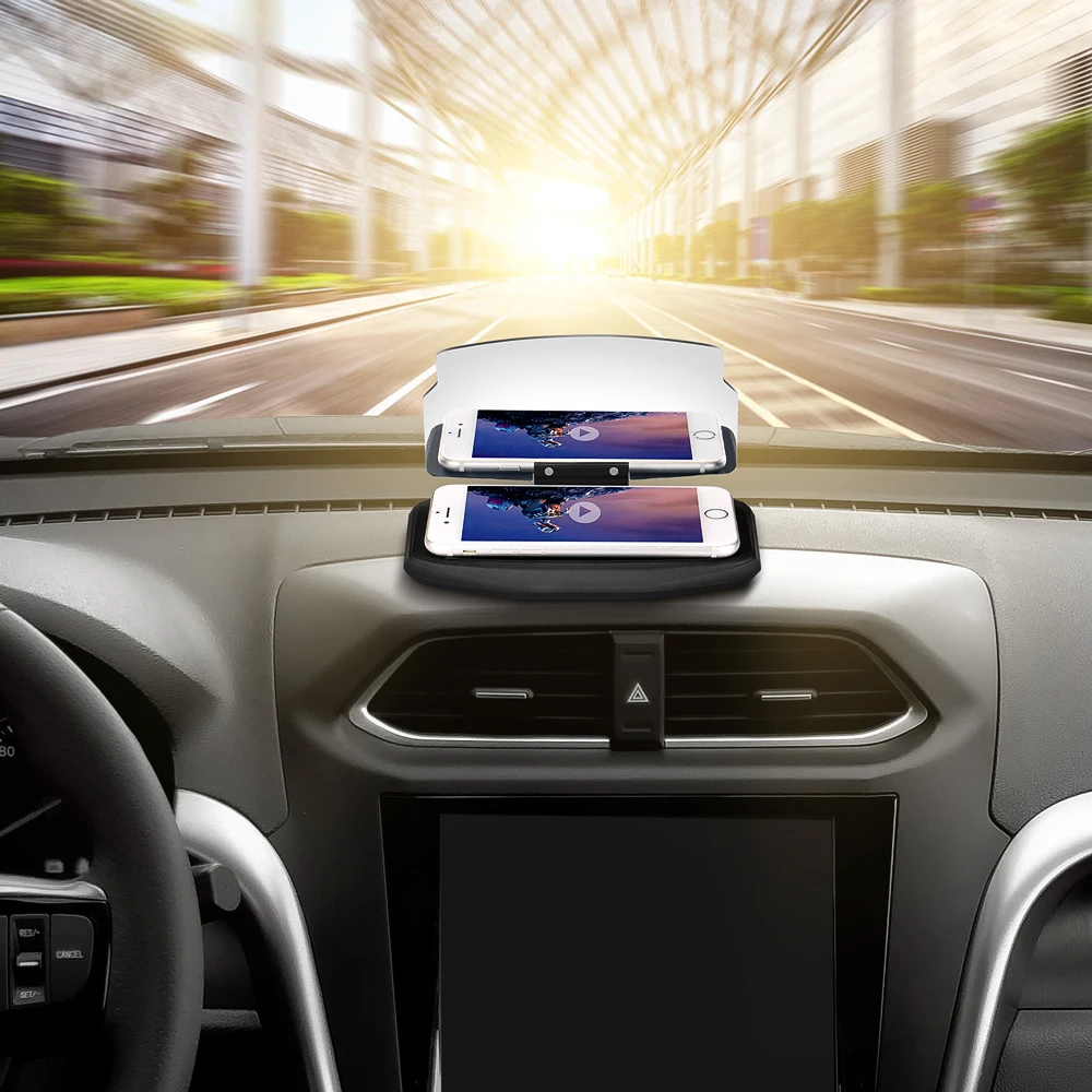  Universal Auto Windschutz Projektor HUD Head Up Display Handy Halter Multifunktions GPS Navigation 