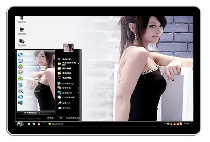 

22 24 26 32 40 46 47 inch led lcd full tft hd lg panel TV all in one pc built in Touch interactive digital kiosk