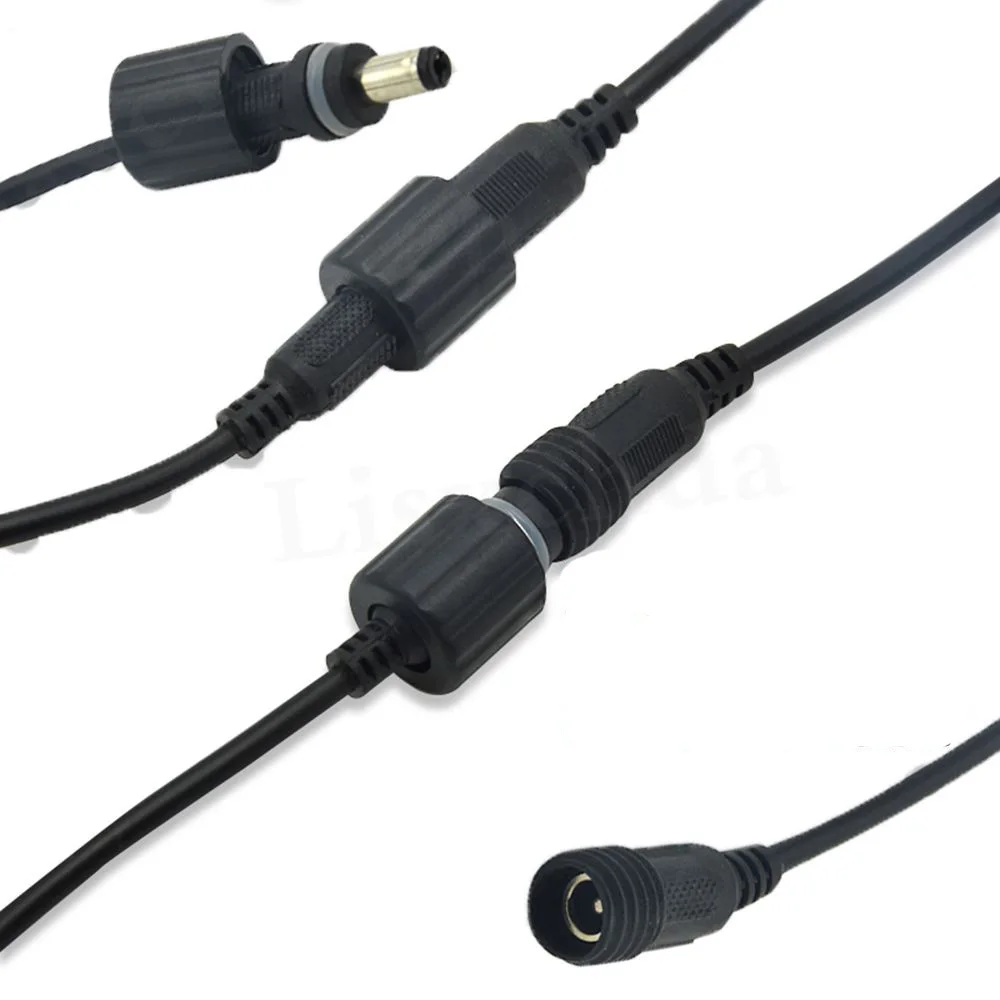 

1PC Waterproof DC Connector 2 Pin Wires for Led Strip Extension Cable Power Cord Electronic Components