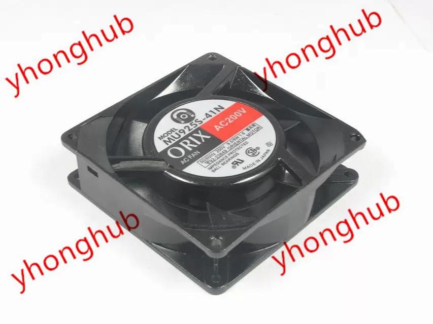 

ORIX MU925S-41N AC 200V 9,5/8W 90x90x25 мм вентилятор охлаждения сервера