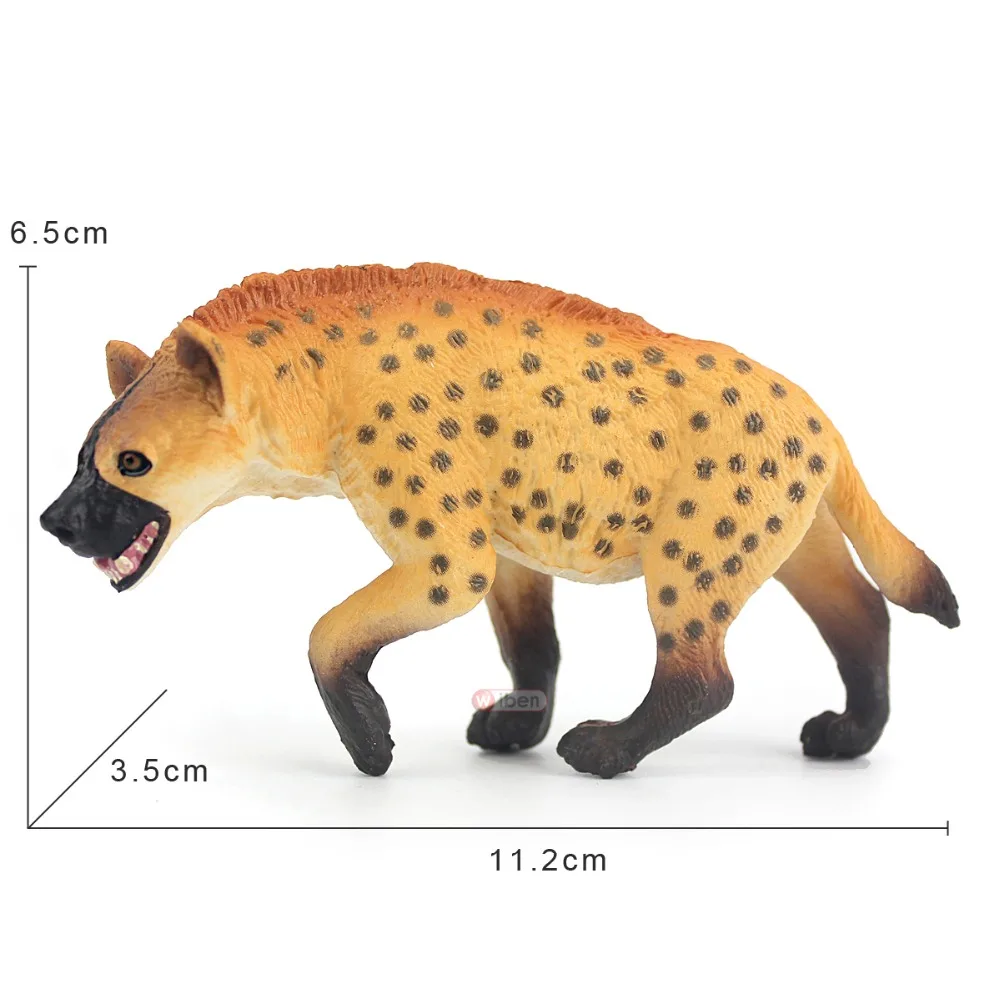 Wiben Hyena Wildebeest моделирование животных модели игрушки Фигурки Высокое качество Коллекция Подарки для мальчиков