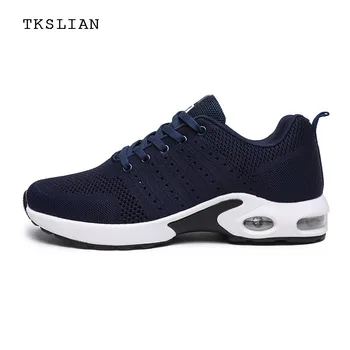 

Summer breathable casual shoes men air cushion sneakers men light weight walking shoes male comfortable black gray blue