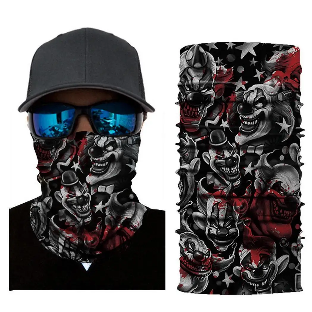 3D бесшовная маска для шеи с черепом, головной платок, многофункциональная Бандана с скелетом, унисекс, велосипедная повязка на голову, Балаклава - Цвет: ac346