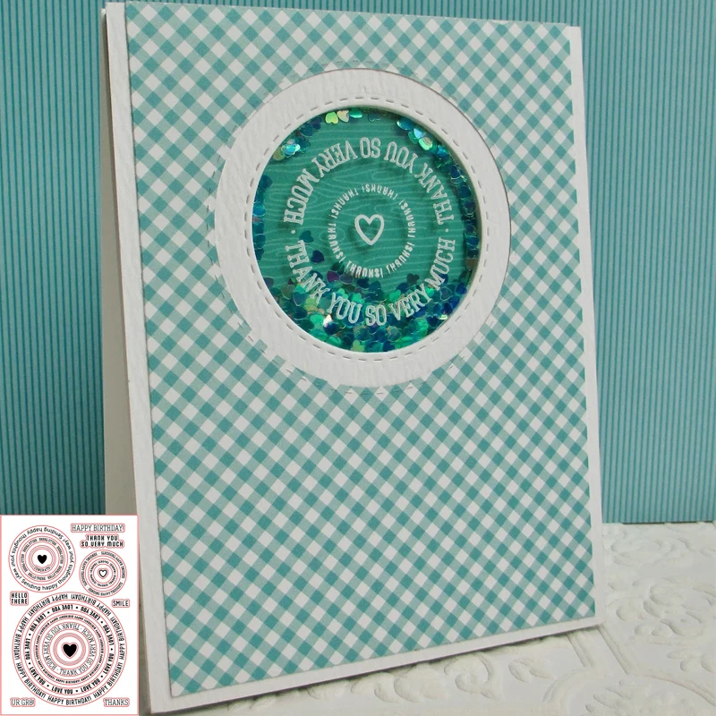 

Round Phrase Clear Stamps for DIY Scrapbooking Card Making Crafts Decoration Transparent Stempels Silicone Seal