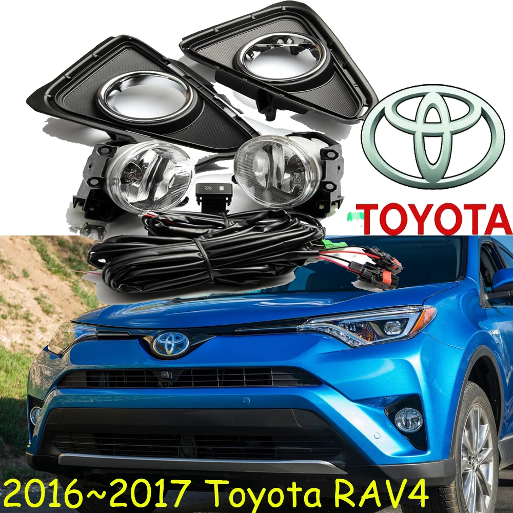 

RAV4 fog light,2004~2005/2016~2017,2pcs/set+wire of harness,RAV4 halogen light,Free ship! RAV4 headlight; RAV 4