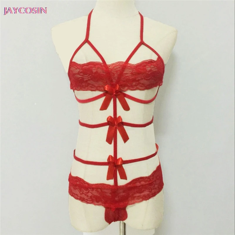 Женское нижнее белье JAYCOSIN кружевное платье с бантиком ночное подарок для