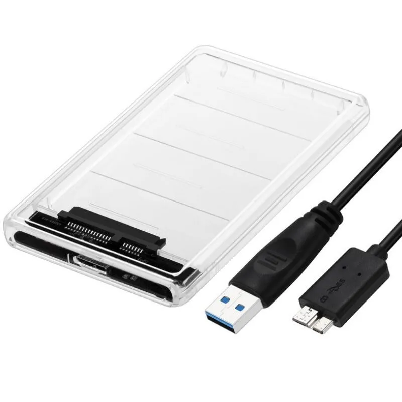 Корпус для жесткого диска 2 5 дюйма SATA к USB 3 0 SSD адаптер коробка Samsung Seagate 1 ТБ