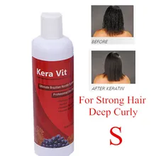 KeraVit Best straightening hair product brazilian keratin s for deep Curly hair treatment