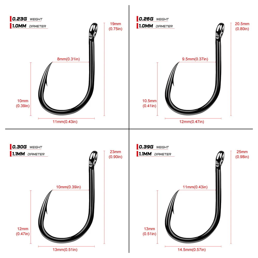 200Pcs High Carbon Steel Fishing Hook Offset Fishing Hooks Sea Fishhook Wide Super Lock Fishhooks Lure Tackle Pesca 200Pcs High Carbon Steel Fishing Hook Offset Fishing Hooks Sea Fishhook Wide Super Lock Fishhooks Lure Tackle Pesca