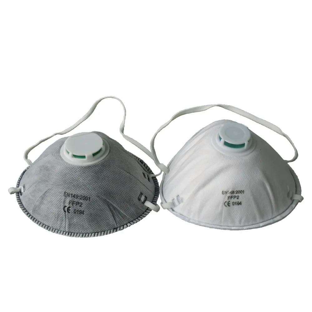 

New 5Pcs Acticarbon Filter Breathing Valve Mouth Mask Dustproof Anti-particulate Pollution Industrial Labor Protection