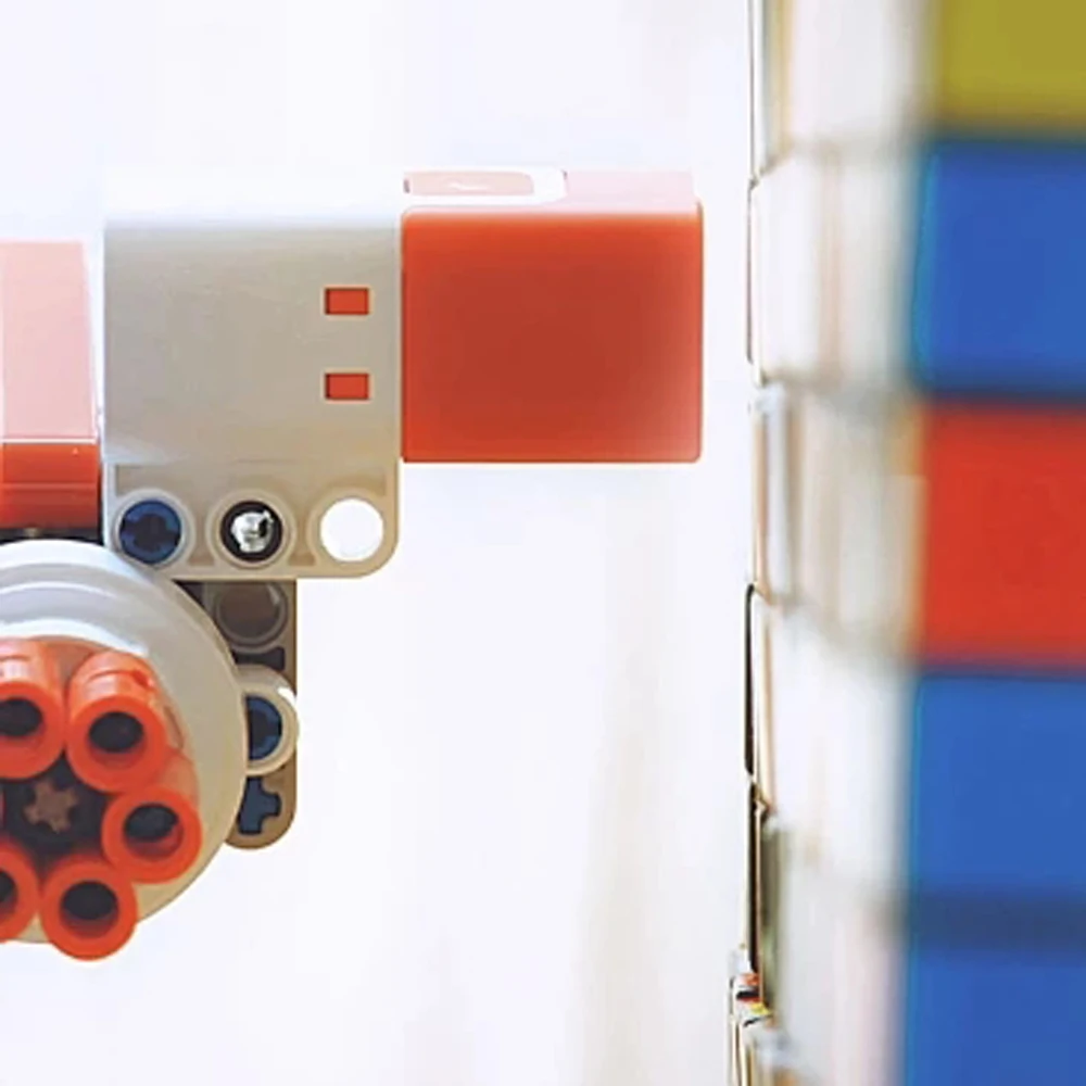 Датчик цвета Xiaomi MITU для строительных блоков Mitu DIY робот оранжевый белый цвет