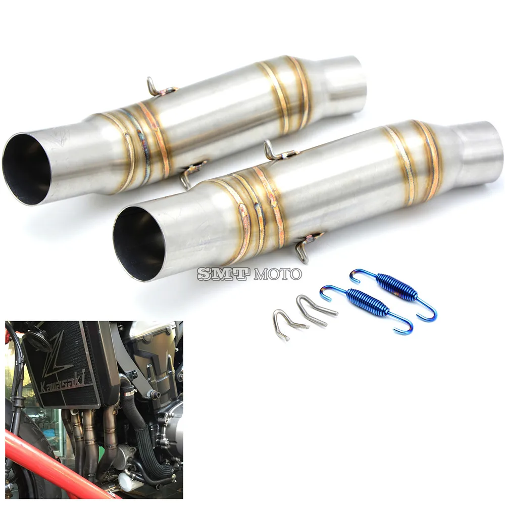 

Motorcycle stainless the middle motorbike Akrapovic muffler dirt bike for kawasaki  z1000 10-15