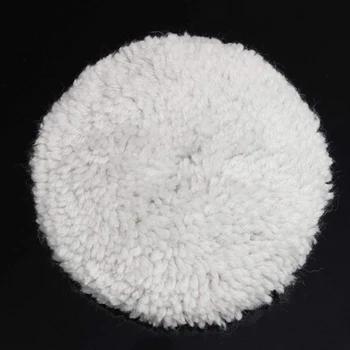 

New 125mm 5 Inch Car Polisher for Car Paint Care Waxing Wool Polishing Buffer Pads Polishing Bonnet Buffer Soft Wool Pad Cover