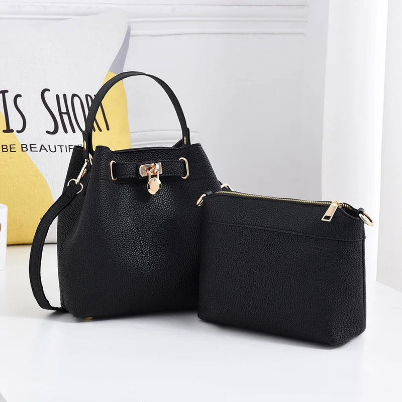 

Ainwoey Women Bag Vintage Casual Tote Fashion Women Messenger Bags Shoulder Top-Handle Handbag Purse Wallet Leather 2019 New
