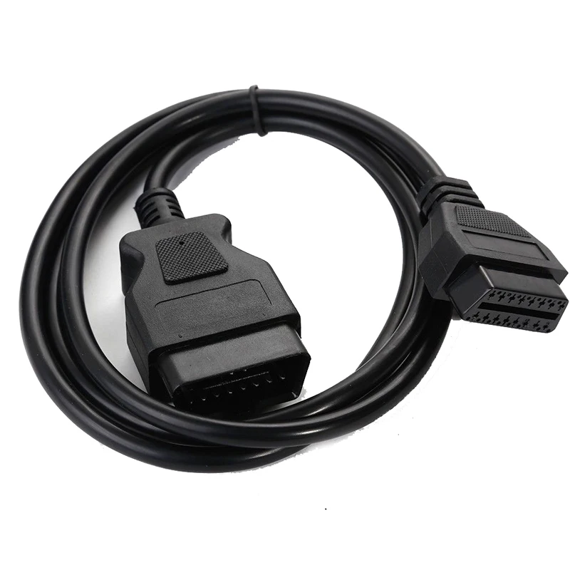 

5PCS 1.5M OBD2 16 Pin Male To Female Diagnostic Extension Cable Obd 2 Elm327 Bluetooth 16Pin Extension Diagnostic Cable
