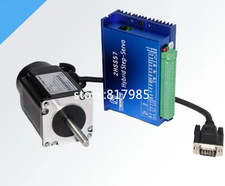 New 86 NEMA34 4.5NM 4A 1000 Encoder 86J1880EC-1000+2HSS86H closed loop Stepper Motor+Drive Kit Engraving Cutting machine New 86 NEMA34 4.5NM 4A 1000 Encoder 86J1880EC-1000+2HSS86H closed loop Stepper Motor+Drive Kit Engraving Cutting machine