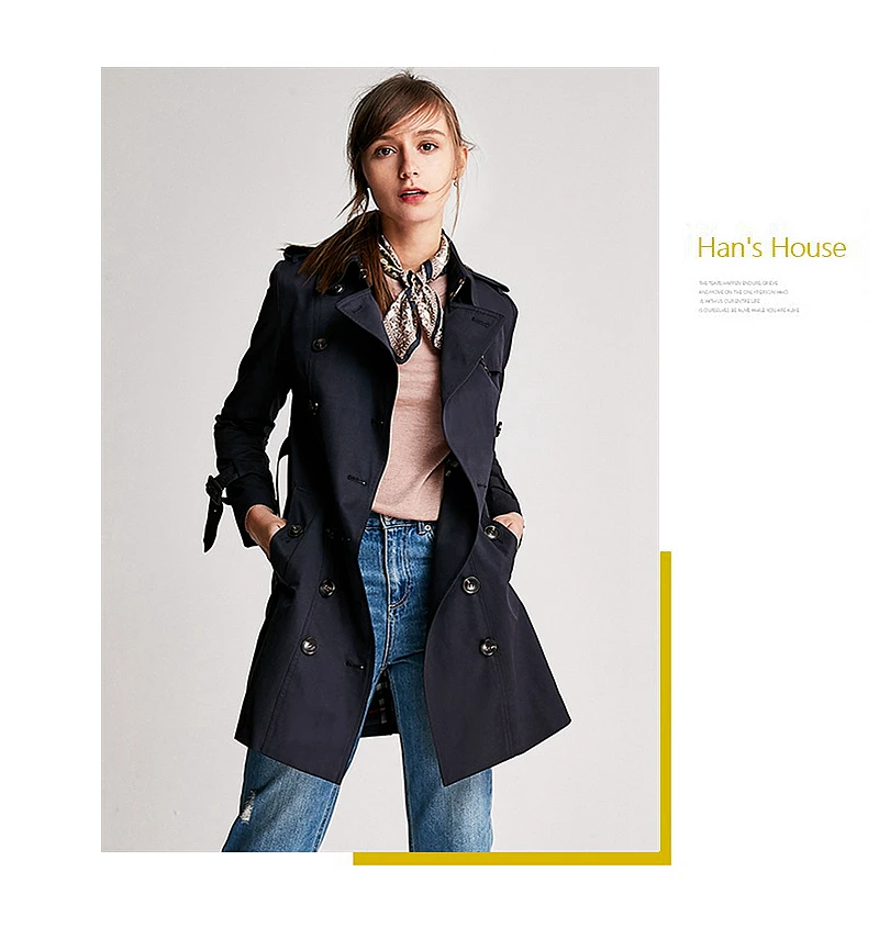 Тренч Для женщин Windcoat Классическая Дизайн Пыльник отложной воротник пояса 3 цвета Высокое качество Элегантные Стиль 2018 Новая мода