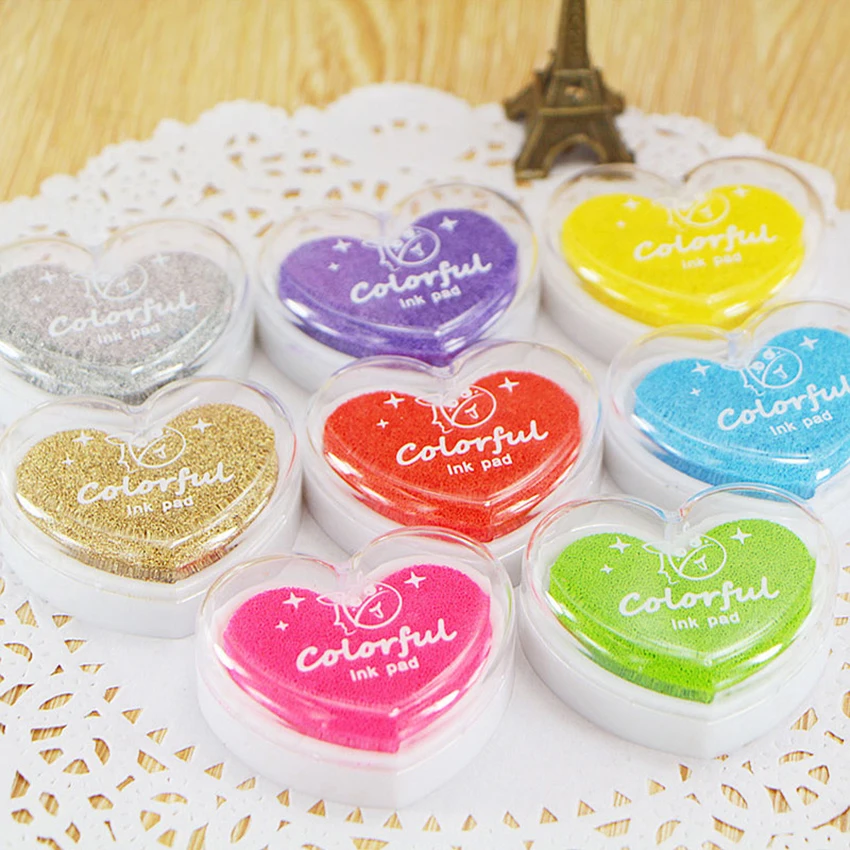 Candy Color Stamps Ink Pad Album Scrapbooking Sealing Decoration Fingerprint Stencil Cards Making DIY Crafts Colorful Inkpad | Дом и сад