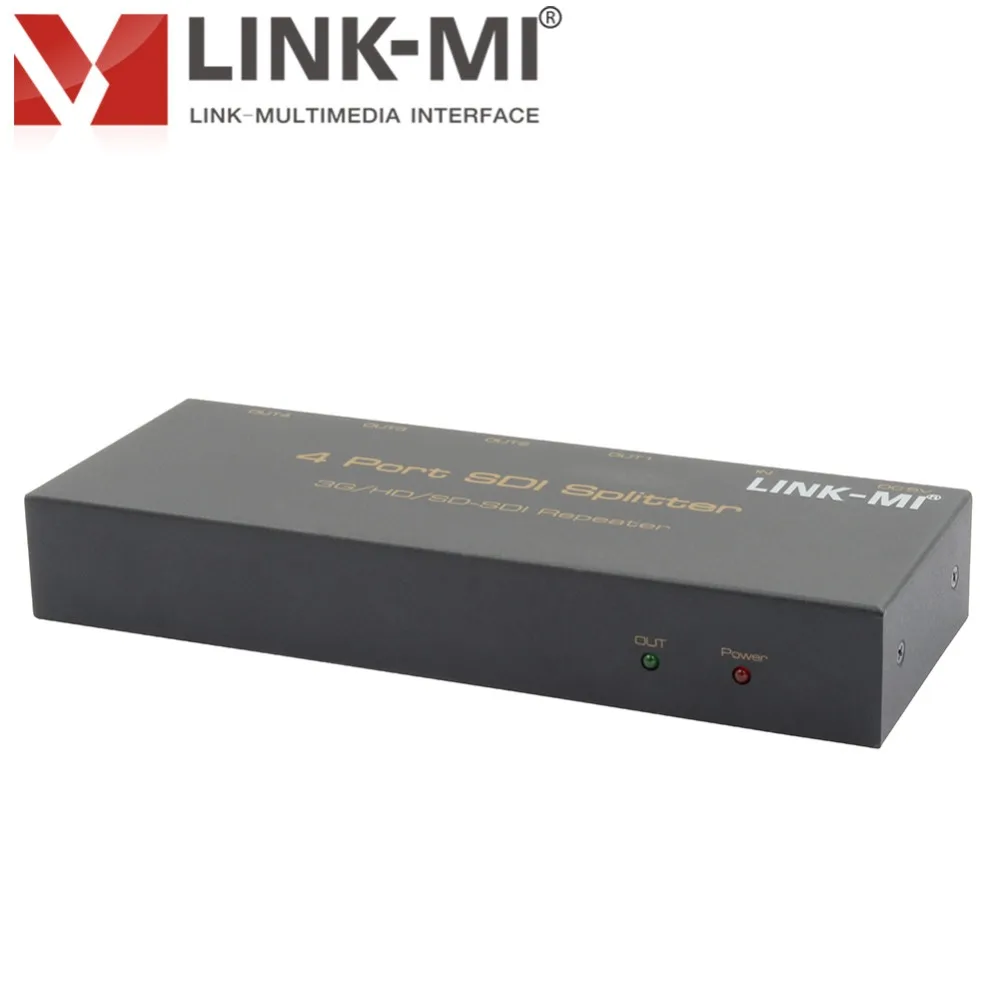 LINK MI HD SDI/3G SDI/SD plitter 1x4 BNC 4 порта SDI 3G распределение 1080p усилитель видео 1080P 1 в выхода