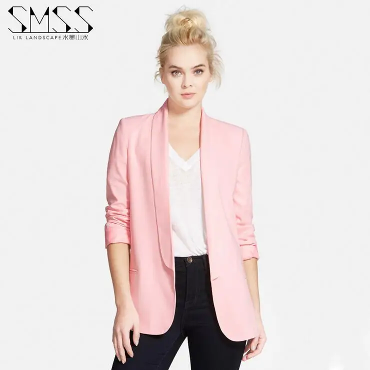Fashion Ladies Blazers Plus Size 2016 Spring Autumn Women