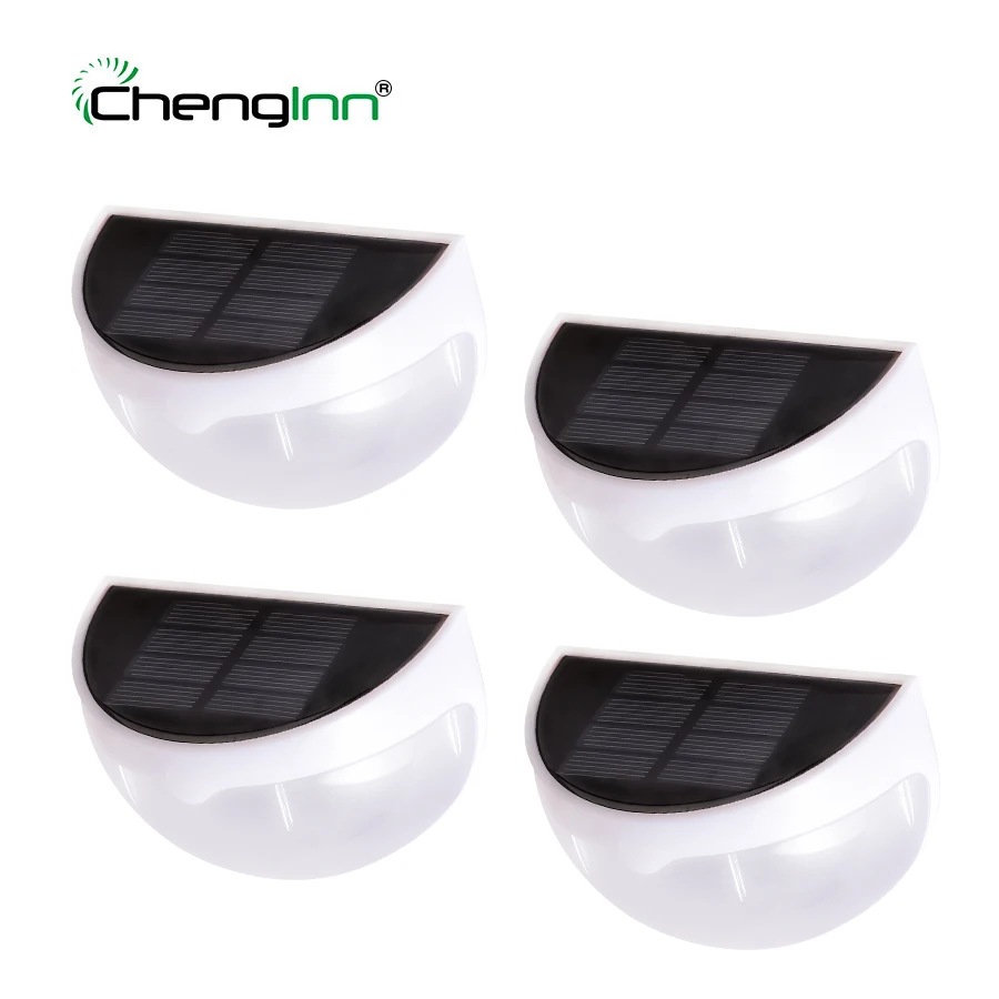 

4 Pack PIR Motion Sensor Solar lamp 6 LED Light Solar Powered Waterproof Light Outdoor Garden Security wall Light For Yard Patio