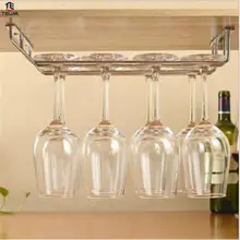Винный стеклянный подстаканник из нержавеющей стали для кухни настенный Винный Стеллаж барная вешалка с винтами красный органайзер для хранения вина декоративные полки