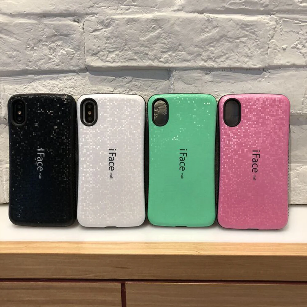 Чехол Sinbeda iFace mall для iPhone XS XR MAX ударопрочный чехол с мозаичным дизайном из