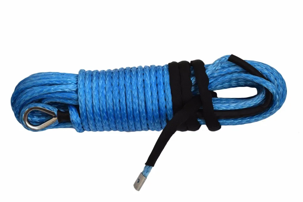 Blue 10mm*30m Synthetic Winch Rope,Winch Cable,Boat Winch Rope,Plasma