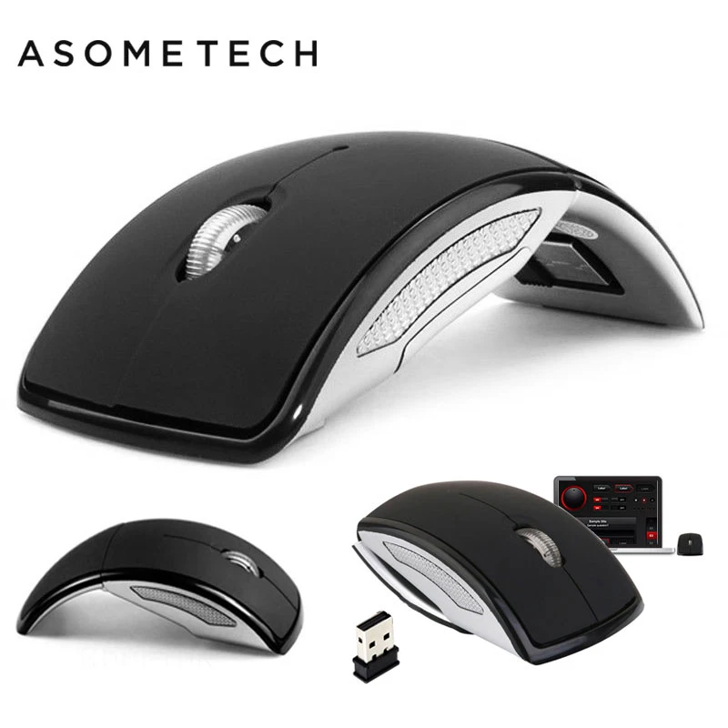 Optical Wireless 2.4G Mice Mouse USB Receiver for Laptop Computer PC Foldable Optical Wireless 2.4G Mice Mouse USB Receiver for Laptop Computer PC Foldable