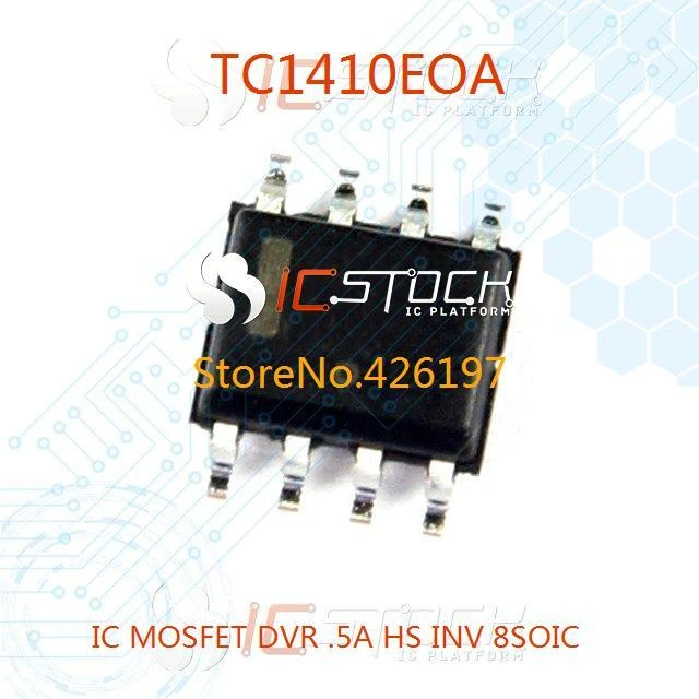 TC1410EOA IC MOSFET DVR .5A HS INV 8SOIC 1410 TC1410 5PCS TC1410EOA IC MOSFET DVR .5A HS INV 8SOIC 1410 TC1410 5PCS