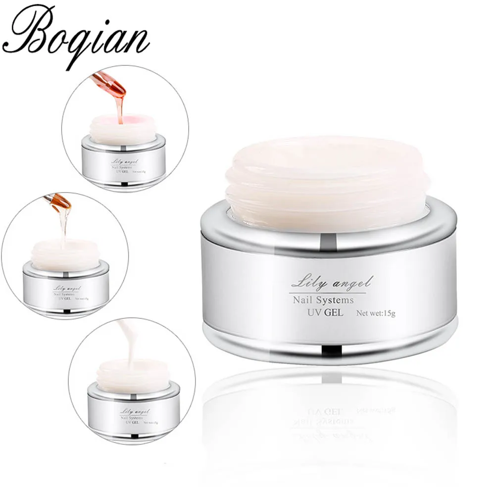 

15g Professional 3 Color UV Gel Strong Builder Gel For Extending Nail LED Gel Nail Polish Manicure Extension Gel Polish