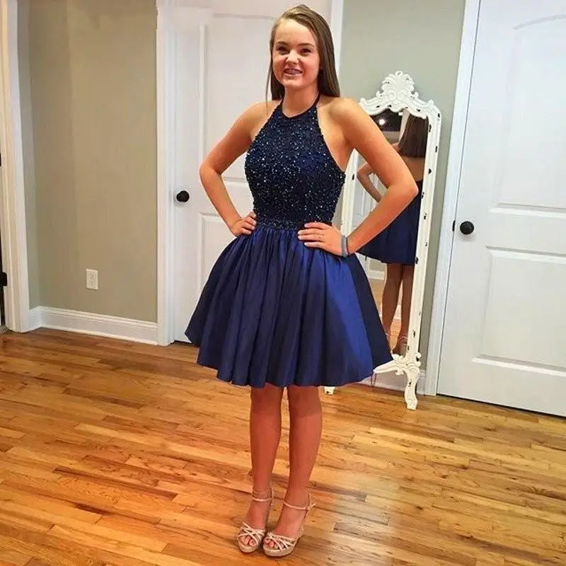 Short Halter Prom Dresses
