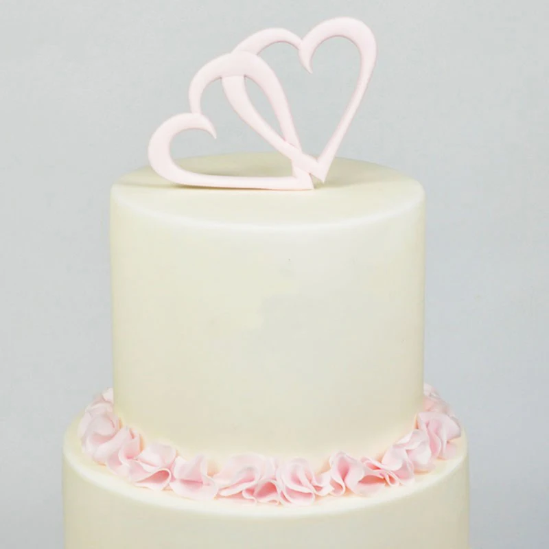 1PC NEW Cute Love Sugarcraft Just Married Plastic Fondant Cutter Cake Mold Fondant Mold 13.2*8.5cm