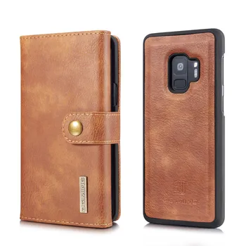 

Card Slots Wallet Bag Leather Cover for Samsung Galaxy Note 8 Note9 10 Case S8 S9 S10 Plus Magnetic Back Shell Flip Case