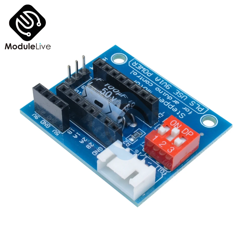 1Pcs A4988 DRV8825 Stepper Motor Driver Control Panel Board Expansion Board Module V1.1 Active Component For 3D Printer