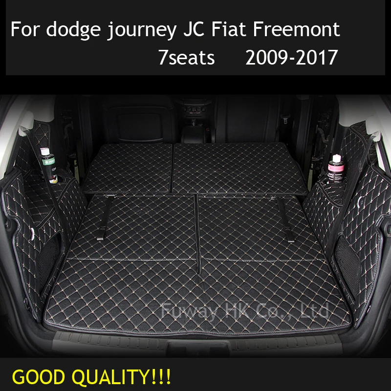 Us 60 0 20 Off Custom Cargo Liner Car Trunk Mat Carpet Interior Leather Mats Pad Car Styling For Dodge Journey Jc Fiat Freemont 2009 2017 In Car