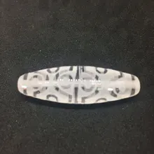 Природных тибетских дзи Бусины Овальный 18 Средства ухода для век Класс AAA хрустальный камень 12 мм* 38 мм