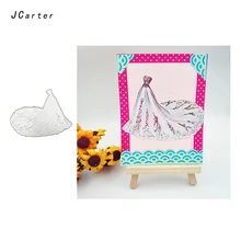 

JC New Arrival Skirt Wedding Dress Metal Cutting Dies for Scrapbooking DIY Embossing Folder Cards Handmade Album Stencil Crafts