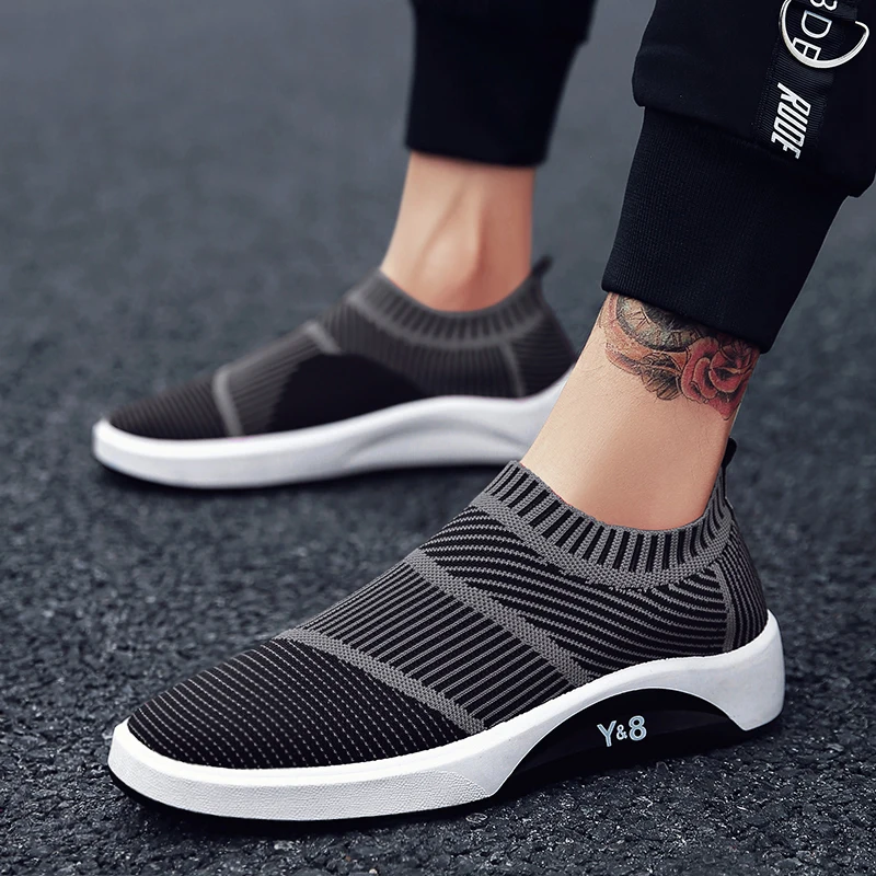 

ZENVBNV Men Casual Shoes Breathable Lightweight Male High Quality Shock absorption Wear-resisting Sneakers Youth walking shoes