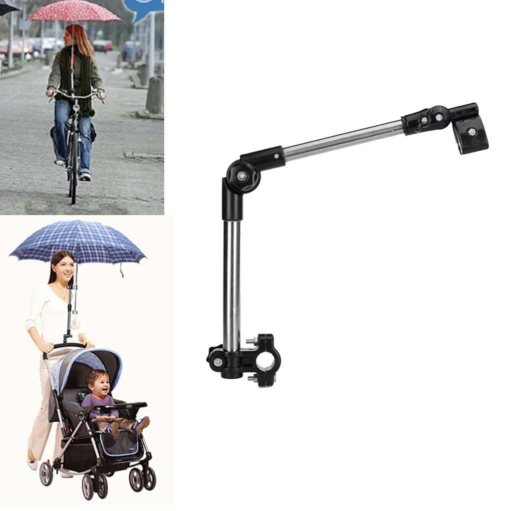 

Umbrella Stands Bike Bicycle Wheelchair Stroller Chair Pram Swivel Umbrella Connector Stroller Holder Mount Stand