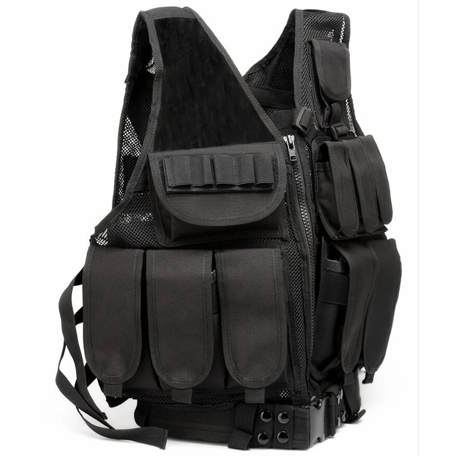 Army Combat Tactical Vest Military Protective Airsoft Camouflage Molle Vest Outdoor Hunting Training Vests Clothes Accessories