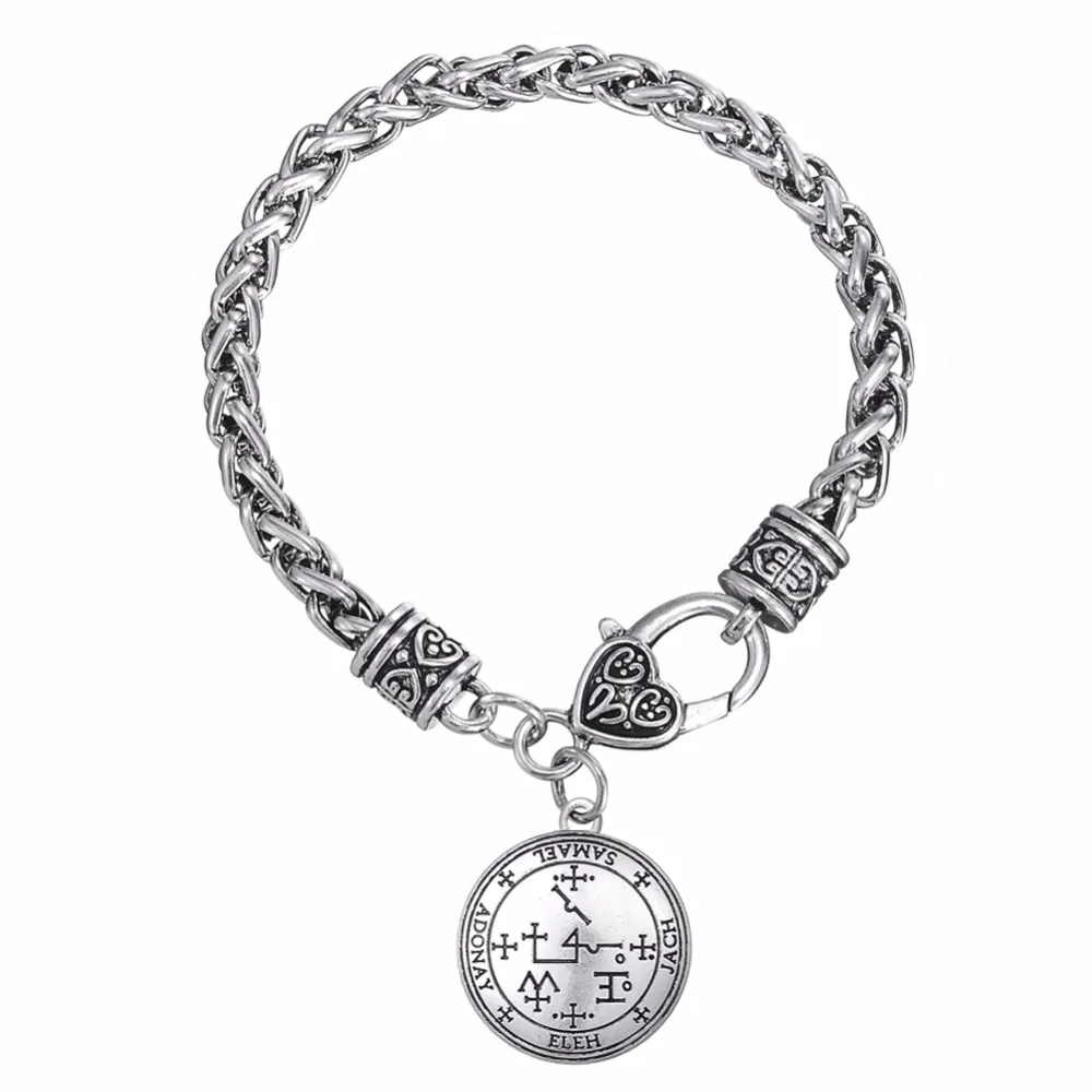 Рыболовный крючок из цинкового сплава в готическом стиле Sigil of Archangel Samael Enochian Talisman