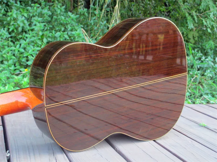 39 inch Handmade Spanish guitar,VENDIMIA SOLID Cedar /Rosewood Acoustic guitarras+STRINGS, classical guitar with Nylon string