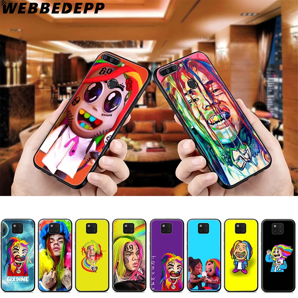 Мягкий чехол WEBBEDEPP 6ix9ine Tekashi для Huawei Mate Honor 20 6A 7A 7C 7X 8 9 9X 10 View Lite Pro 30 |